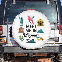 Meet Me in Virginia Spare Tire Cover Travel Souvenir East Coast State Pride