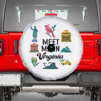 Meet Me in Virginia Spare Tire Cover Travel Souvenir East Coast State Pride