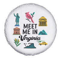 Meet Me in Virginia Spare Tire Cover Travel Souvenir East Coast State Pride