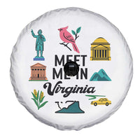 Meet Me in Virginia Spare Tire Cover Travel Souvenir East Coast State Pride