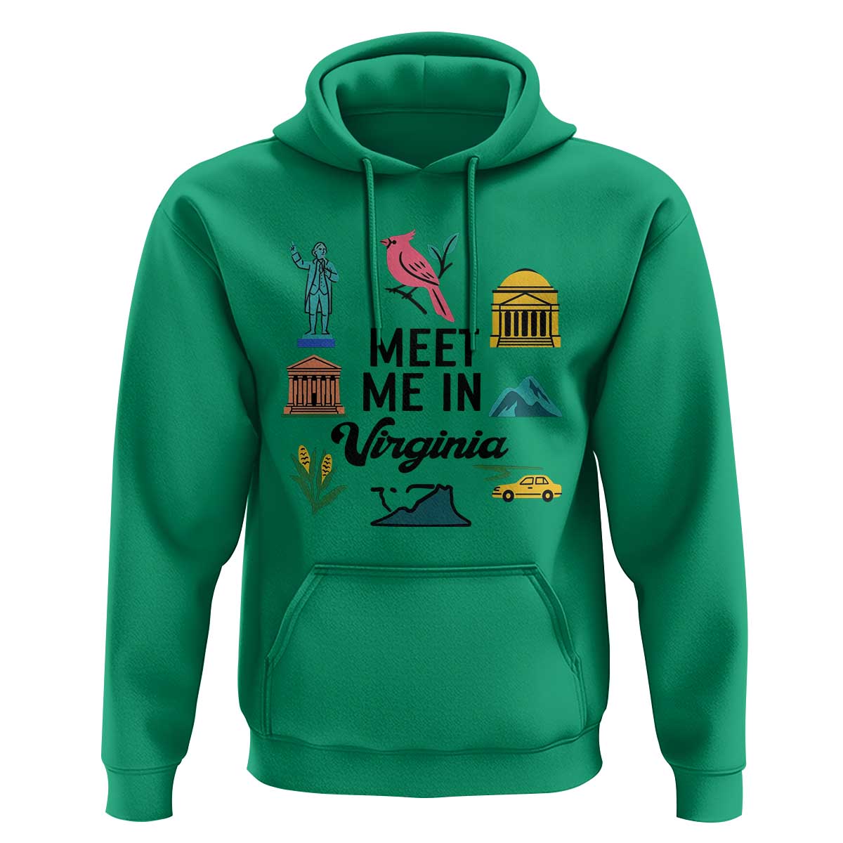 Meet Me in Virginia Hoodie Travel Souvenir East Coast State Pride