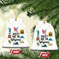 Meet Me in Virginia Ceramic Ornament Travel Souvenir East Coast State Pride