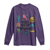 Meet Me in Virginia Long Sleeve Shirt Travel Souvenir East Coast State Pride