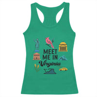 Meet Me in Virginia Racerback Tank Top Travel Souvenir East Coast State Pride