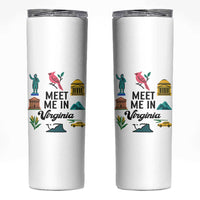 Meet Me in Virginia Skinny Tumbler Travel Souvenir East Coast State Pride