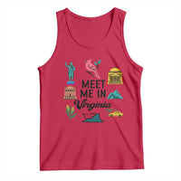 Meet Me in Virginia Tank Top Travel Souvenir East Coast State Pride