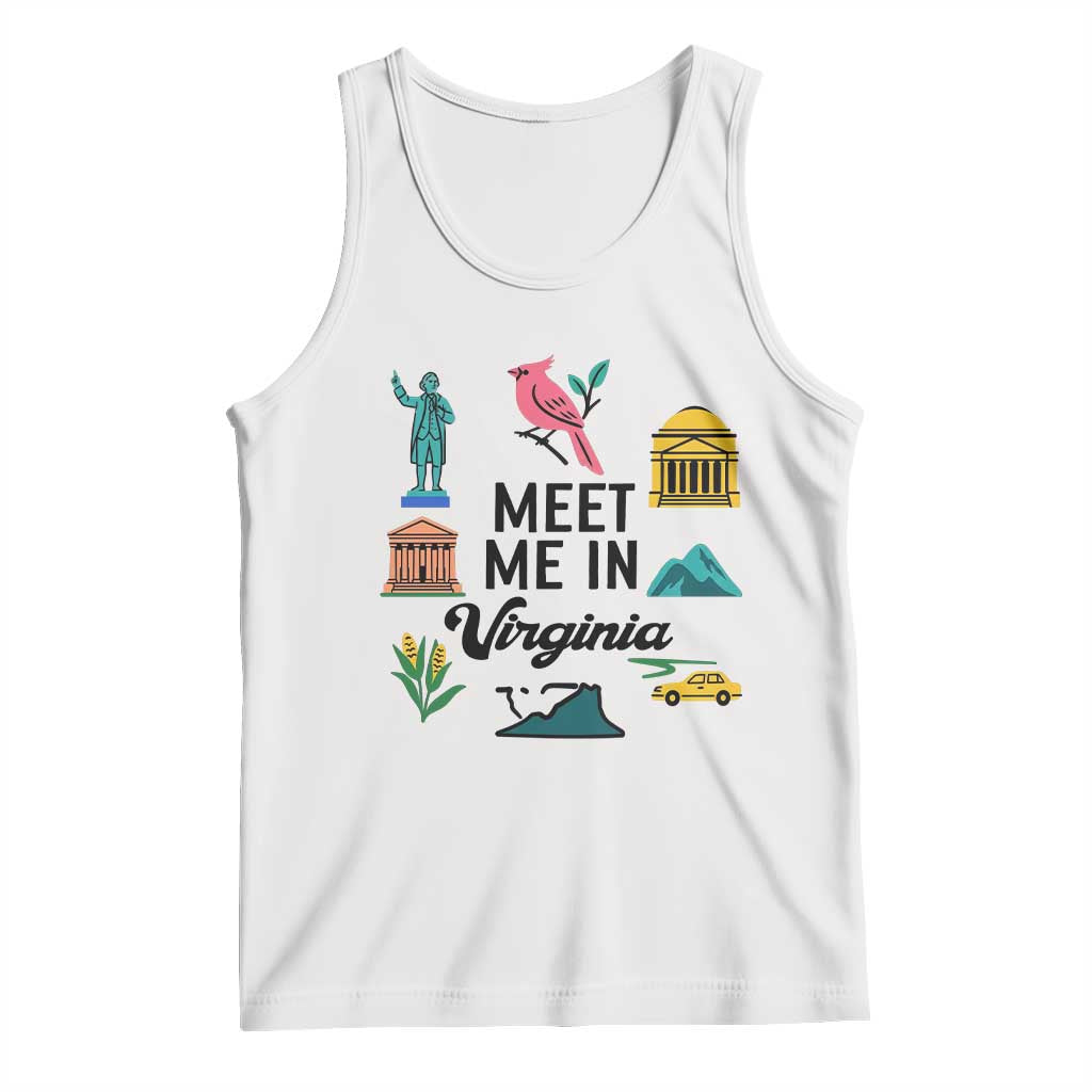 Meet Me in Virginia Tank Top Travel Souvenir East Coast State Pride