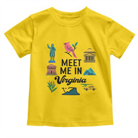 Meet Me in Virginia Toddler T Shirt Travel Souvenir East Coast State Pride