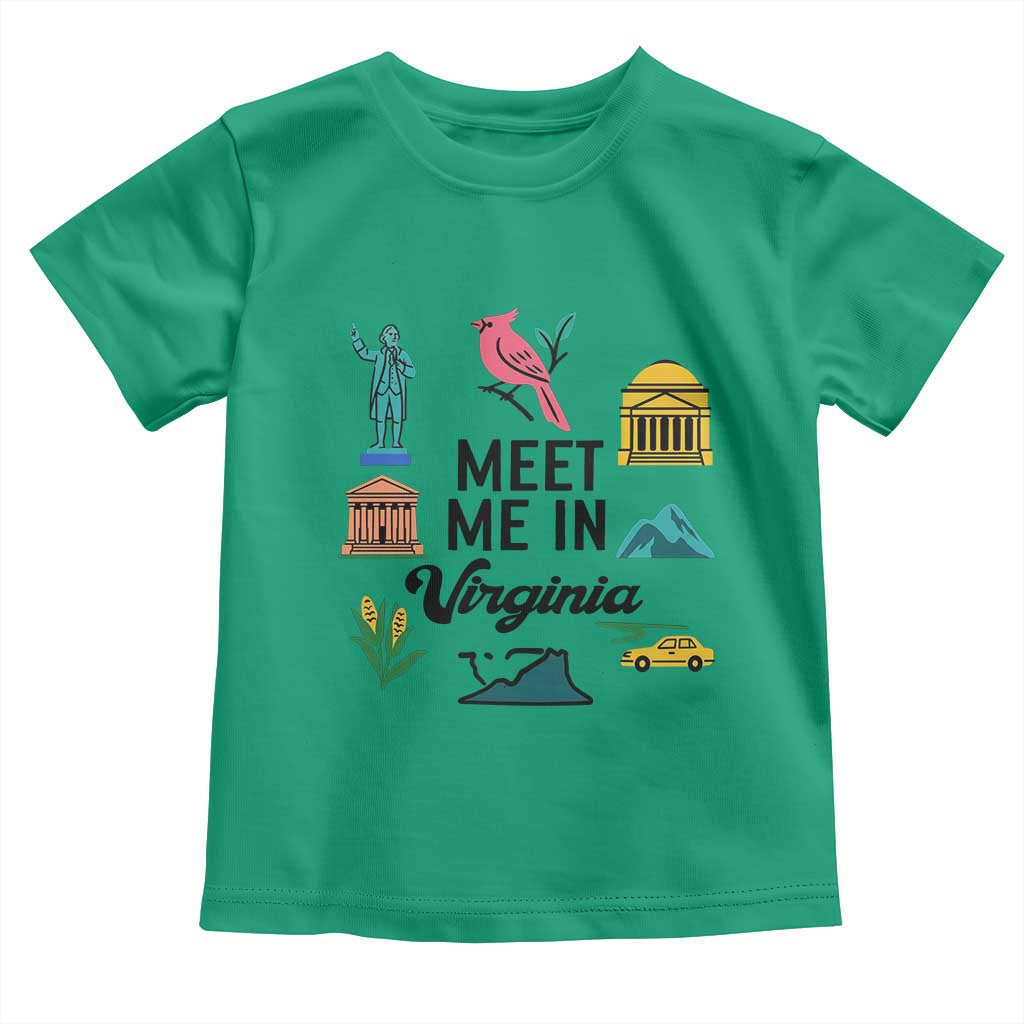 Meet Me in Virginia Toddler T Shirt Travel Souvenir East Coast State Pride
