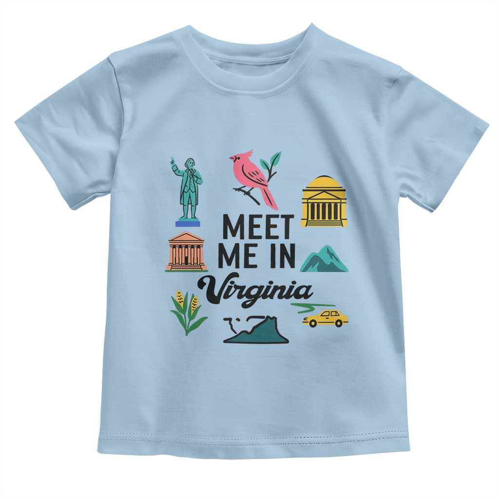Meet Me in Virginia Toddler T Shirt Travel Souvenir East Coast State Pride