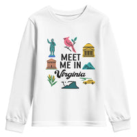 Meet Me in Virginia Youth Sweatshirt Travel Souvenir East Coast State Pride