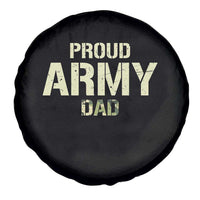 Proud Army Dad Spare Tire Cover Military Camo American Flag Father's Day