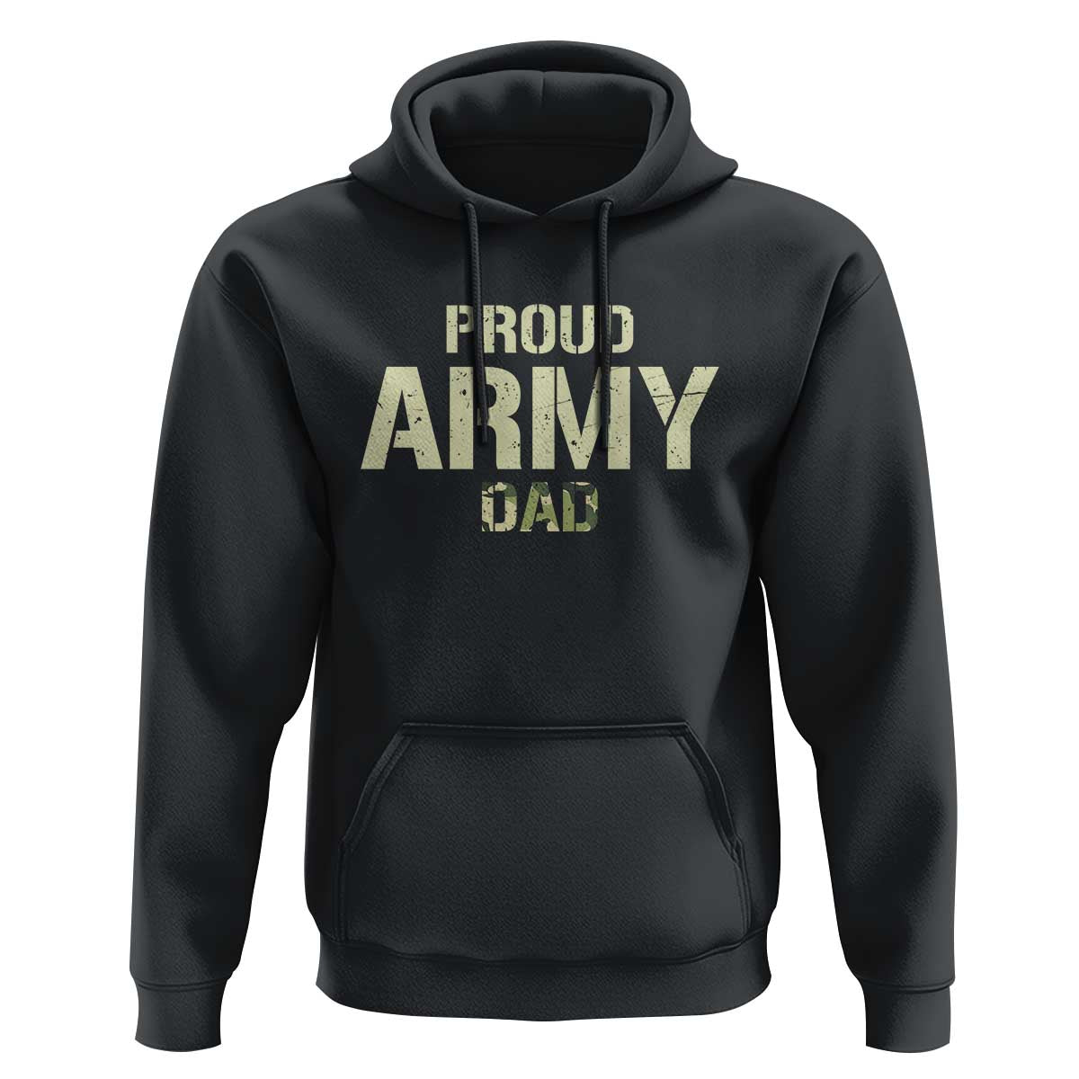Proud Army Dad Hoodie Military Camo American Flag Father's Day