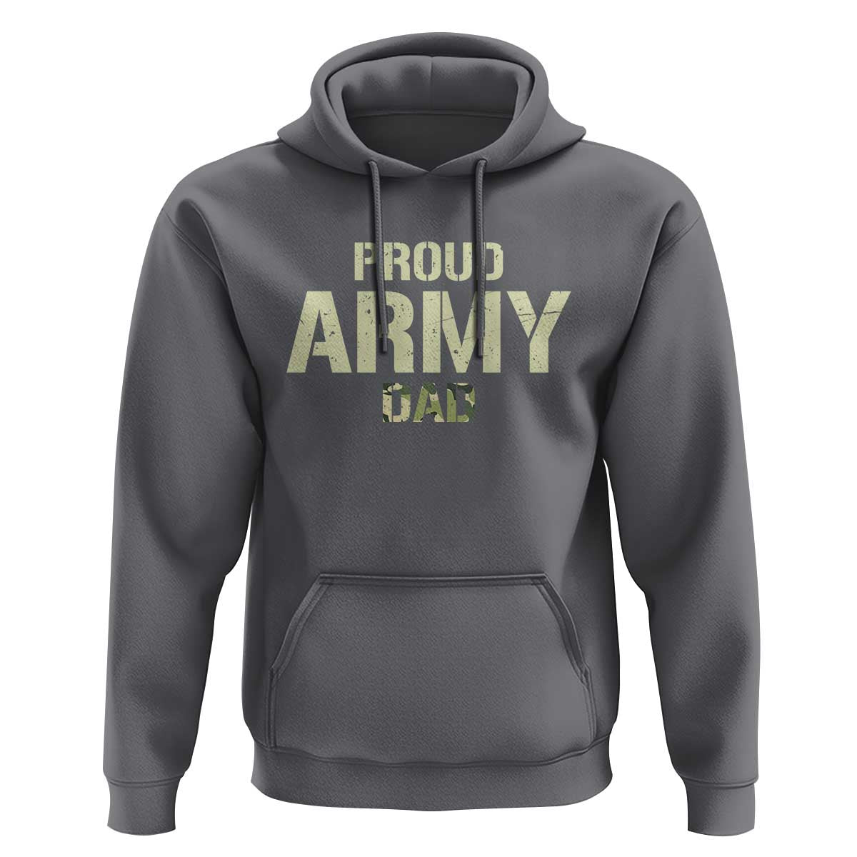 Proud Army Dad Hoodie Military Camo American Flag Father's Day