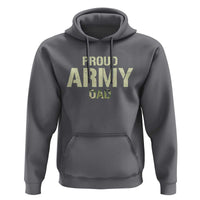 Proud Army Dad Hoodie Military Camo American Flag Father's Day