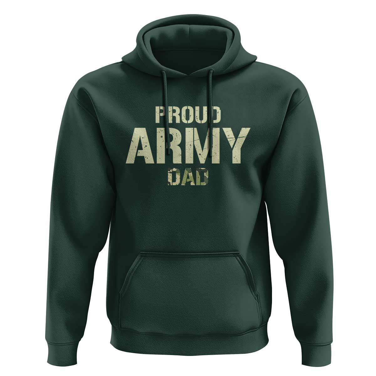 Proud Army Dad Hoodie Military Camo American Flag Father's Day