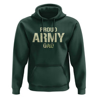 Proud Army Dad Hoodie Military Camo American Flag Father's Day