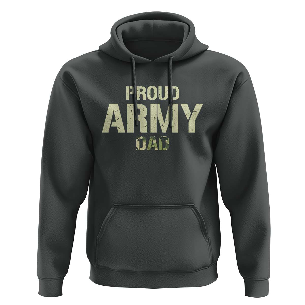 Proud Army Dad Hoodie Military Camo American Flag Father's Day