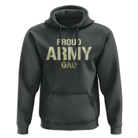 Proud Army Dad Hoodie Military Camo American Flag Father's Day