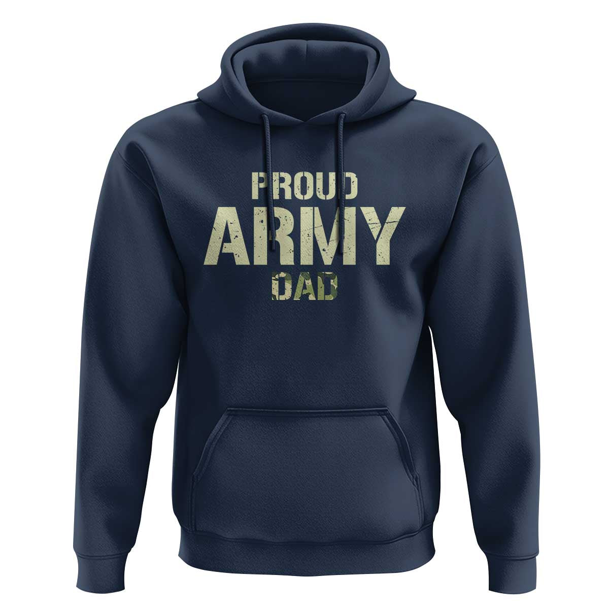 Proud Army Dad Hoodie Military Camo American Flag Father's Day