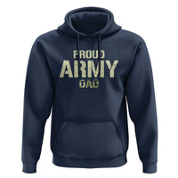 Proud Army Dad Hoodie Military Camo American Flag Father's Day