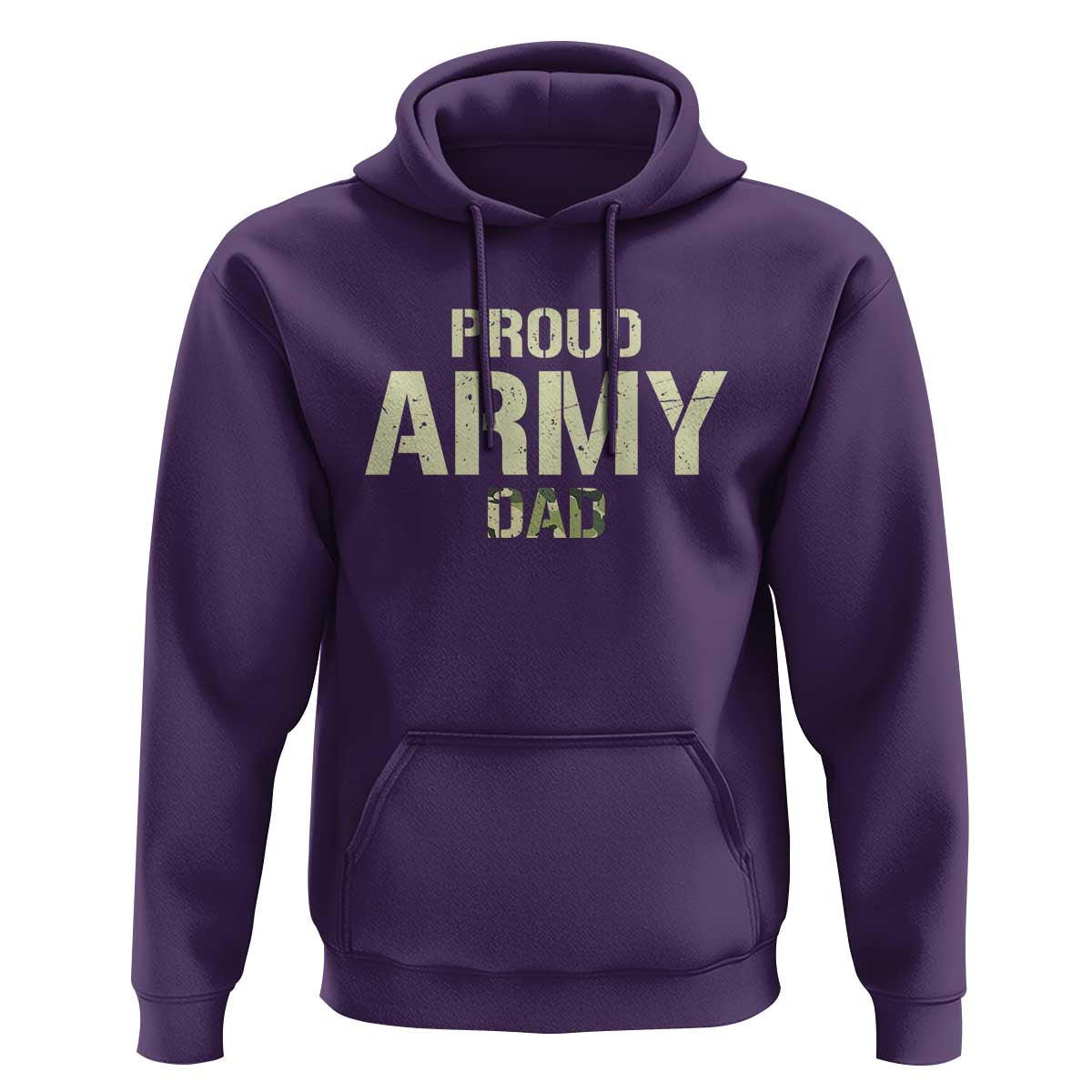 Proud Army Dad Hoodie Military Camo American Flag Father's Day