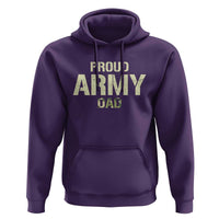 Proud Army Dad Hoodie Military Camo American Flag Father's Day