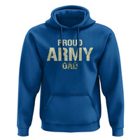 Proud Army Dad Hoodie Military Camo American Flag Father's Day