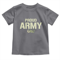 Proud Army Dad Toddler T Shirt Military Camo American Flag Father's Day