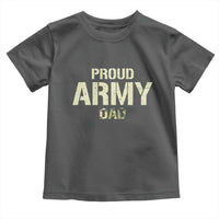 Proud Army Dad Toddler T Shirt Military Camo American Flag Father's Day