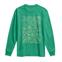 Husband Daddy Protector Hero Veteran Long Sleeve Shirt Father's Day American Flag Camouflage