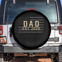 Dad Est 2026 Spare Tire Cover Promoted to Daddy New Dad