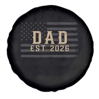 Dad Est 2026 Spare Tire Cover Promoted to Daddy New Dad