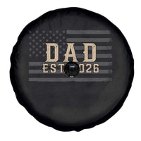 Dad Est 2026 Spare Tire Cover Promoted to Daddy New Dad