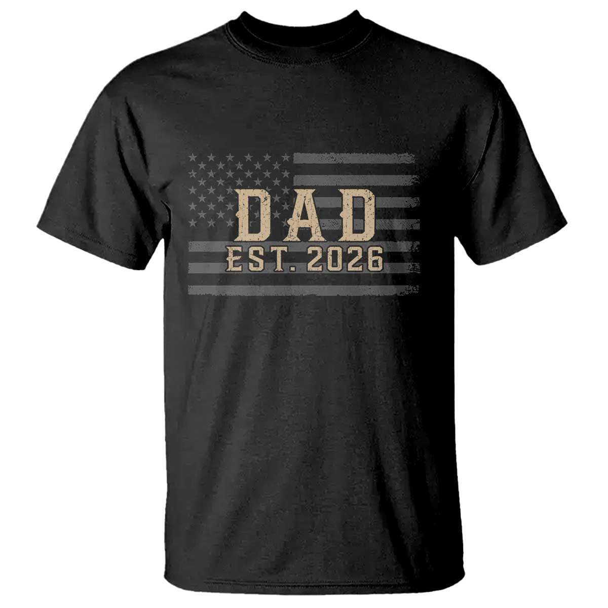 Dad Est 2026 T Shirt Promoted to Daddy New Dad