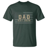 Dad Est 2026 T Shirt Promoted to Daddy New Dad
