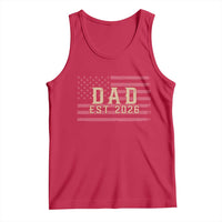 Dad Est 2026 Tank Top Promoted to Daddy New Dad