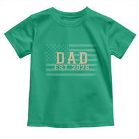 Dad Est 2026 Toddler T Shirt Promoted to Daddy New Dad