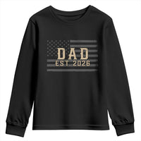 Dad Est 2026 Youth Sweatshirt Promoted to Daddy New Dad