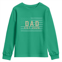 Dad Est 2026 Youth Sweatshirt Promoted to Daddy New Dad