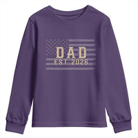 Dad Est 2026 Youth Sweatshirt Promoted to Daddy New Dad