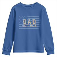 Dad Est 2026 Youth Sweatshirt Promoted to Daddy New Dad