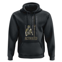Dad Mode Activated Hoodie Tactical Baby Carrier Military Father Amerian Flag