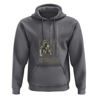 Dad Mode Activated Hoodie Tactical Baby Carrier Military Father Amerian Flag