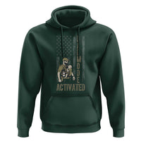 Dad Mode Activated Hoodie Tactical Baby Carrier Military Father Amerian Flag