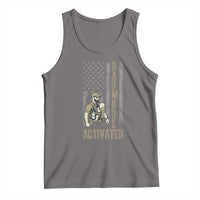Dad Mode Activated Tank Top Tactical Baby Carrier Military Father Amerian Flag