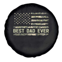 Best Dad Ever Spare Tire Cover Military Dad American Flag Camo