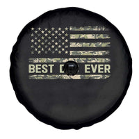 Best Dad Ever Spare Tire Cover Military Dad American Flag Camo