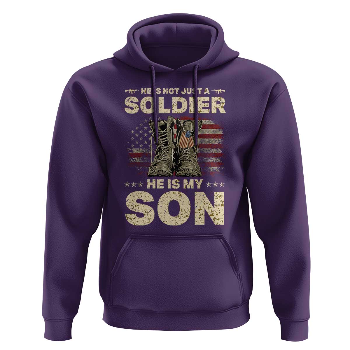 He Is Not Just A Soldier He Is My Son Hoodie Proud US Army Son
