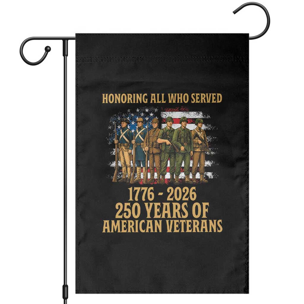 250 Years Anniversary Garden Flag Patriotic USA Army Us Military